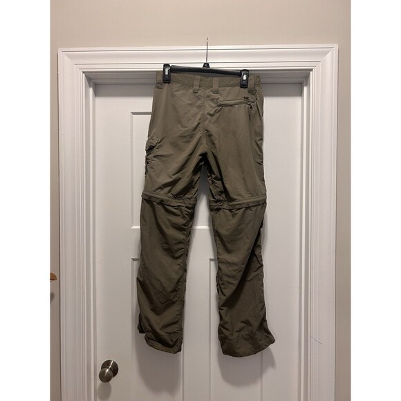 Mountain Khakis Pants Men 30x32 Olive Green Convertible Zip Off Straight Hiking - Picture 8 of 10
